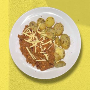 Beef Chilli & Seasoned New Potatoes